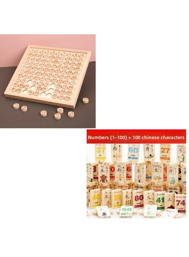 Children's Digital Game Chess 1-100 Mathematics Enlightenment Mindfulness Thinking Training Kindergarten Desktop Toys